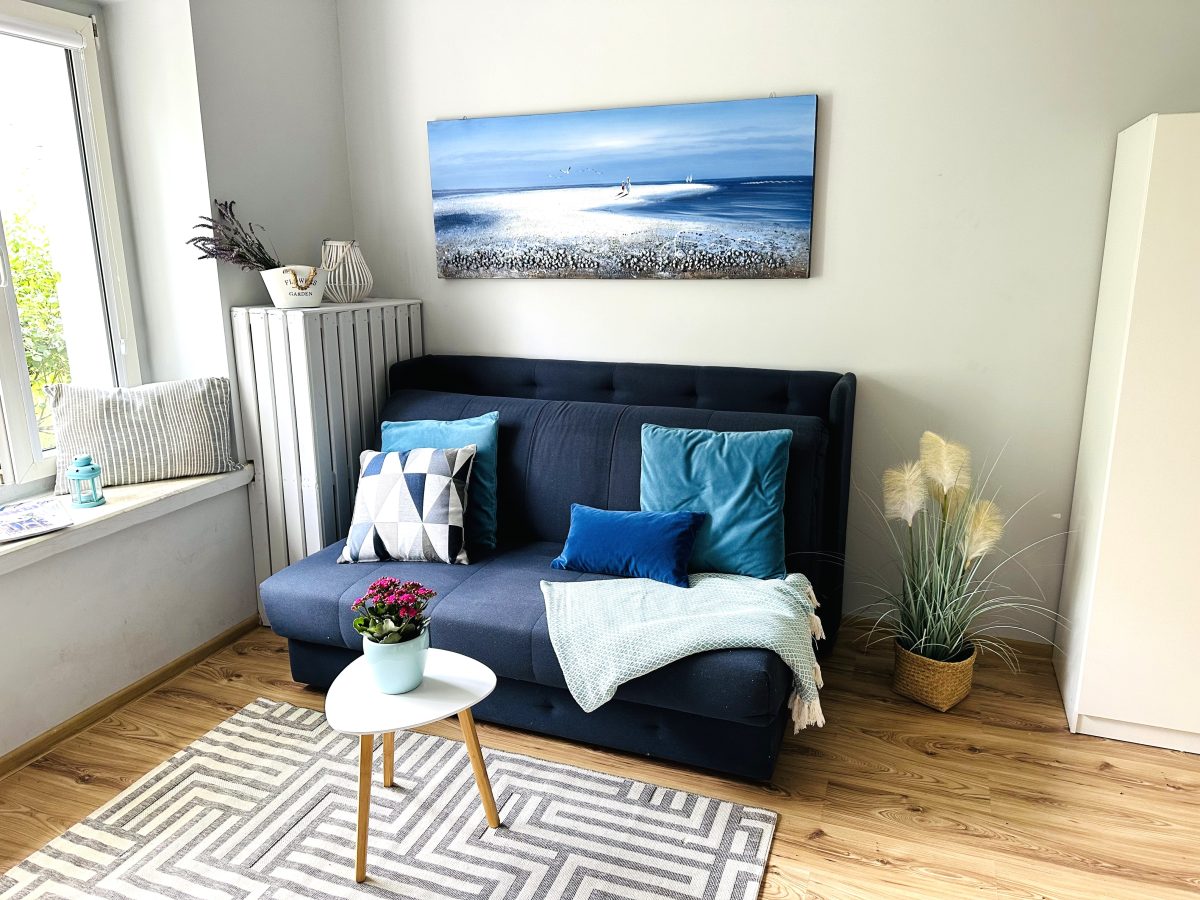 Mieszkanie wakacyjne w Gdyni – home staging