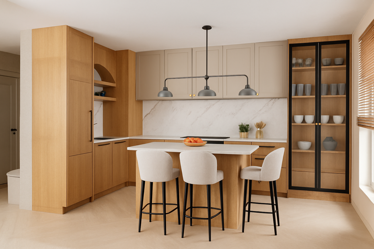 Mieszkanie w Gdyni w stylu nowoczesnym – wizualizacje sprzedażowe